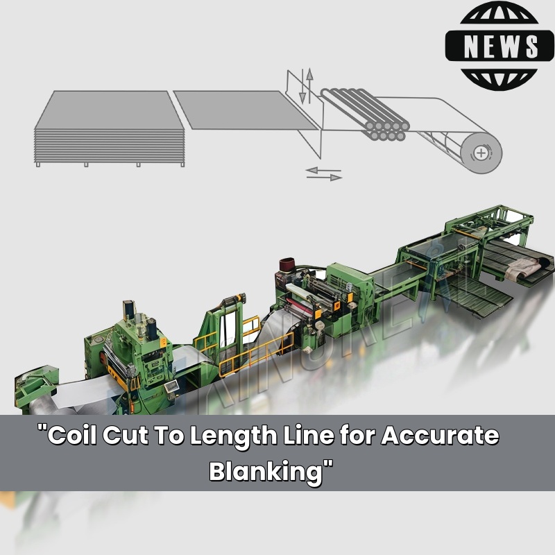 Coil Cut To Long Line för exakt blankning