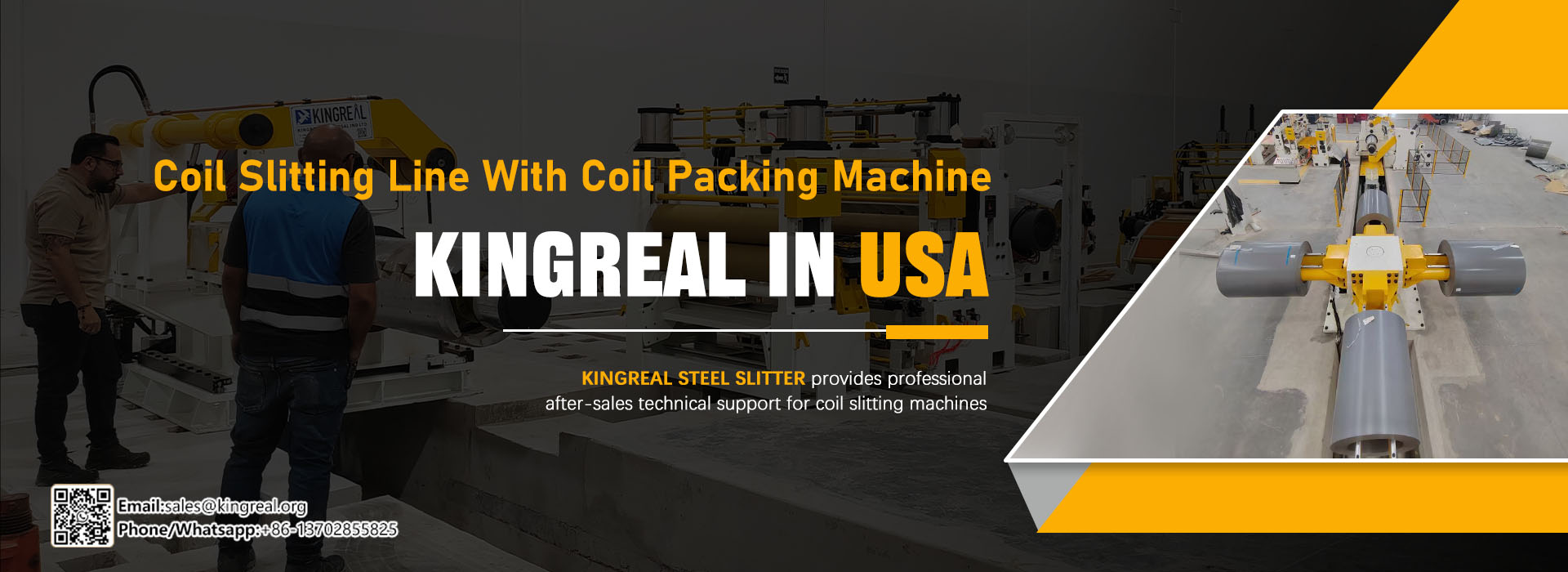 KINGREAL Metal Coil Sliding Machine