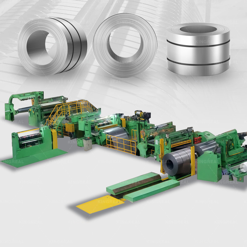 Spole längsgående skärlinje