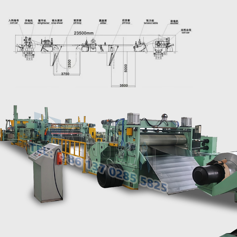 High Speed ​​Steel Coil Sliting Machine