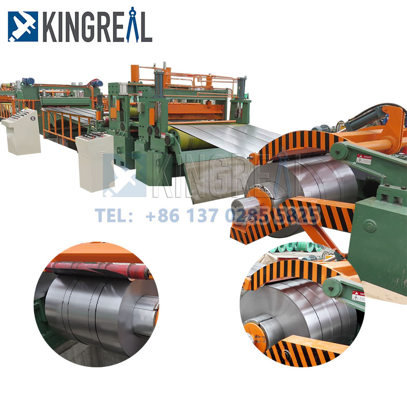 Plåtspolar som slår Rewinder Machine